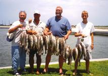 Doug Howerton Crew another 40 Trout limit from the Port O'Connor Surf.